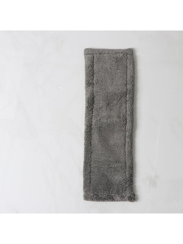 Насадка для плоской швабры Доляна, 42×12 см, 60 гр, микрофибра, цвет серый