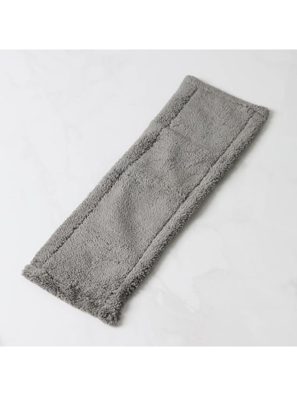 Насадка для плоской швабры Доляна, 42×12 см, 60 гр, микрофибра, цвет серый