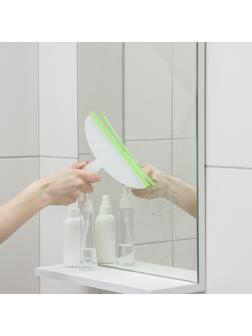 Водосгон Доляна, 24,5×16,5 см, пластиковая ручка, силиконовый сгон