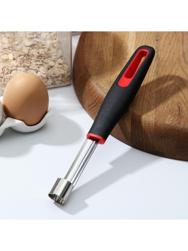 Нож для удаления сердцевины Доляна Digma, 22 см, нержавеющая сталь, цвет чёрный, красный