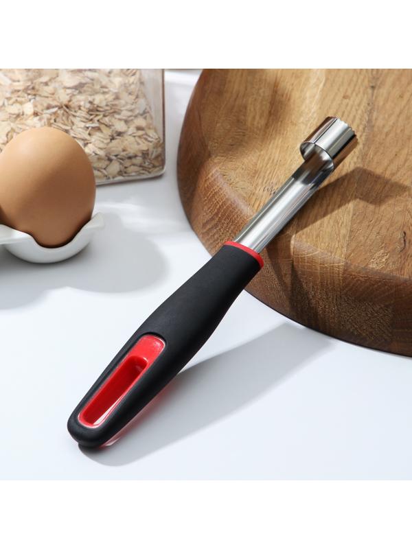 Нож для удаления сердцевины Доляна Digma, 22 см, нержавеющая сталь, цвет чёрный, красный