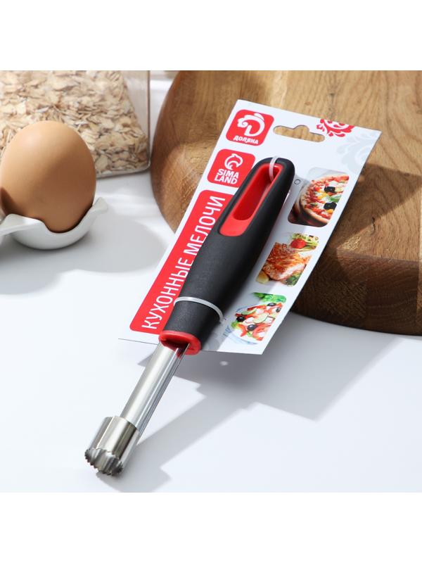 Нож для удаления сердцевины Доляна Digma, 22 см, нержавеющая сталь, цвет чёрный, красный