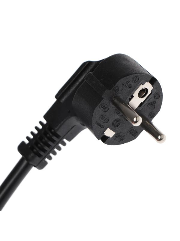 Блок розеточный в стол, сдвижная крышка, 10А, 2 розетки, 2xUSB, 2A, провод 1.8 м, черный