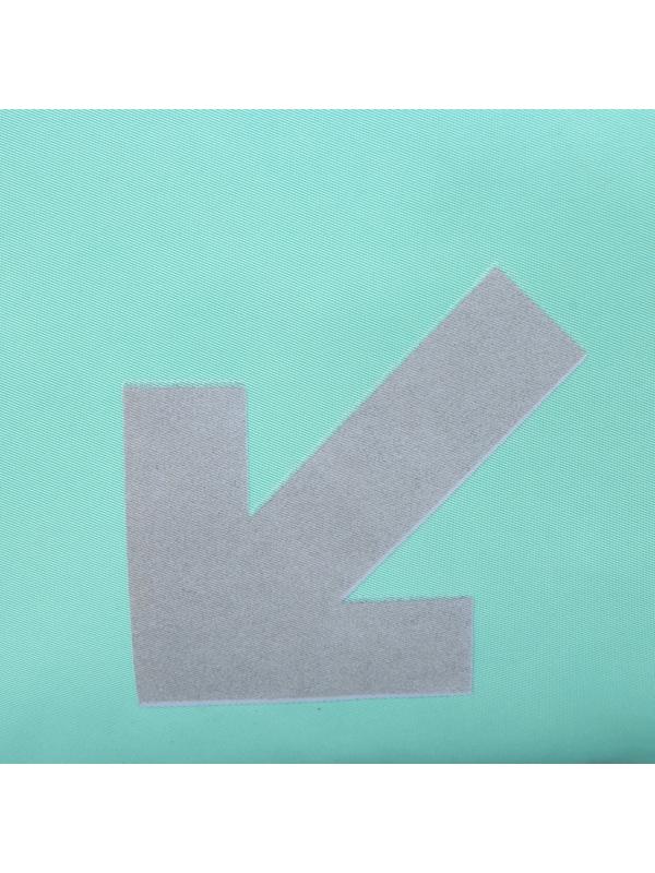 Сумка спортивная 3 ARROW на молнии, отдел из ПВХ, отдел для обуви, наружый карман, цвет мятный