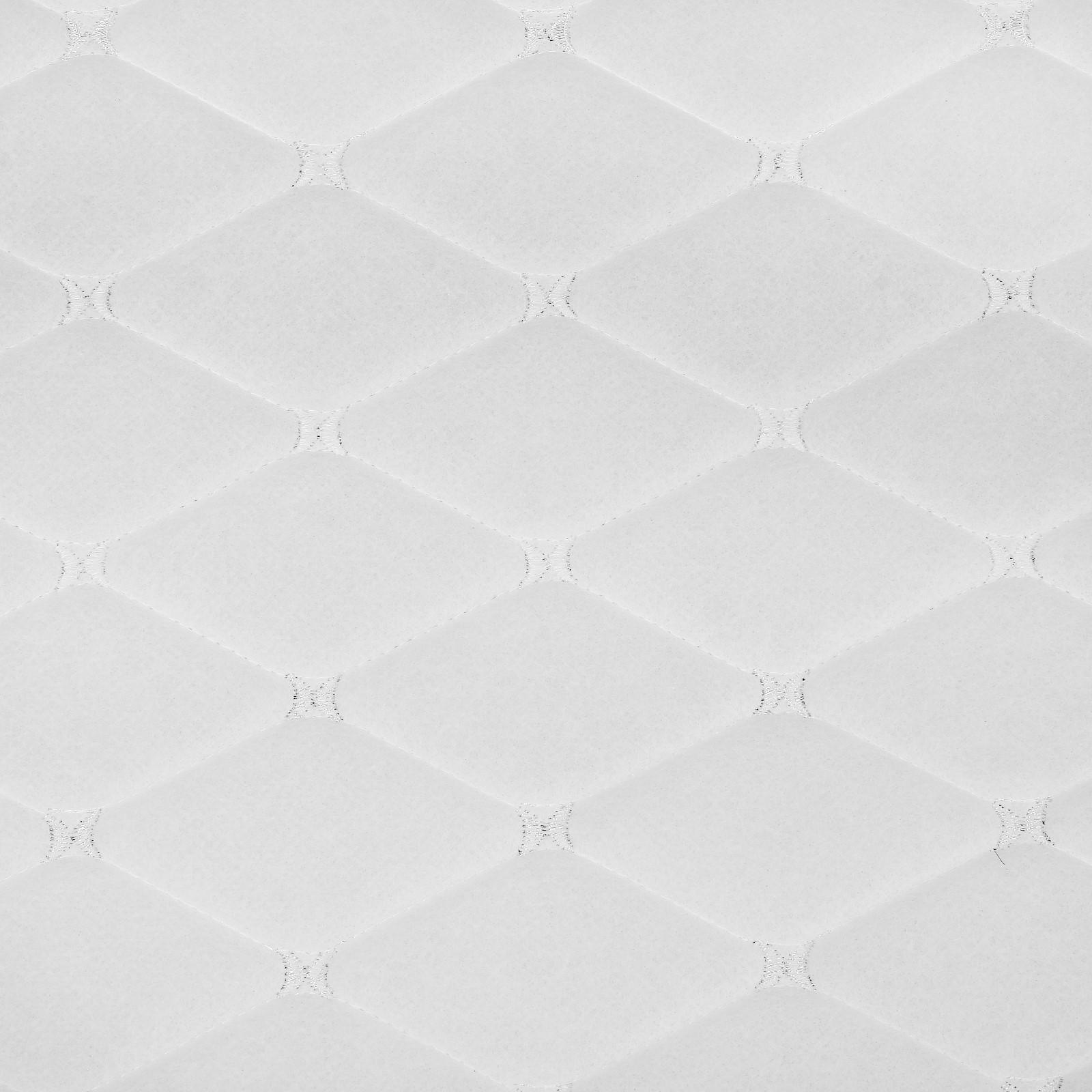 Обшивка салона авто 100×160×0,7 см, кожзам/поролон, ромб, белая строчка