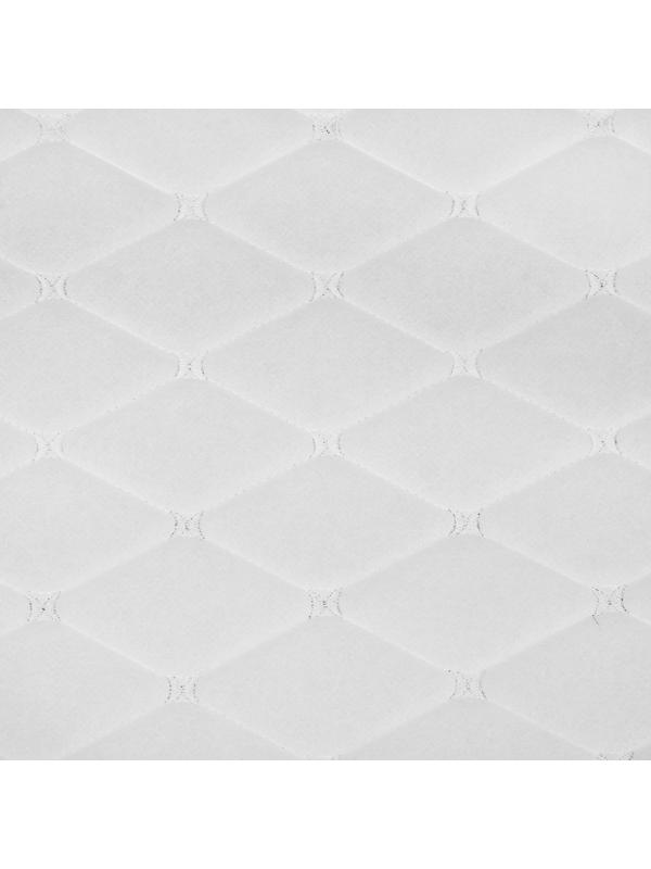 Обшивка салона авто 100×160×0,7 см, кожзам/поролон, ромб, белая строчка