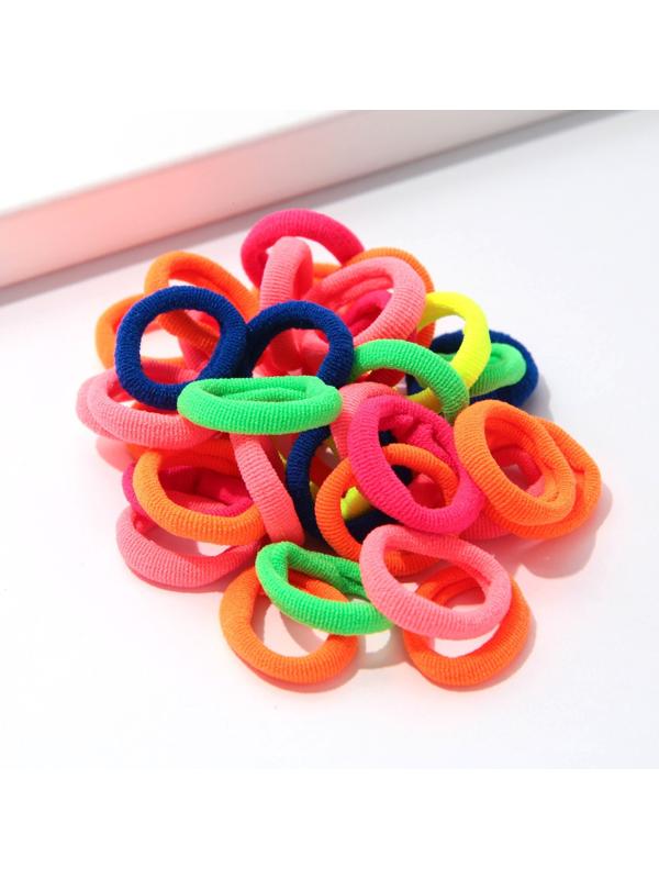 Набор резинок для волос с подарком внутри «Мороженое жёлтое», 40 шт.