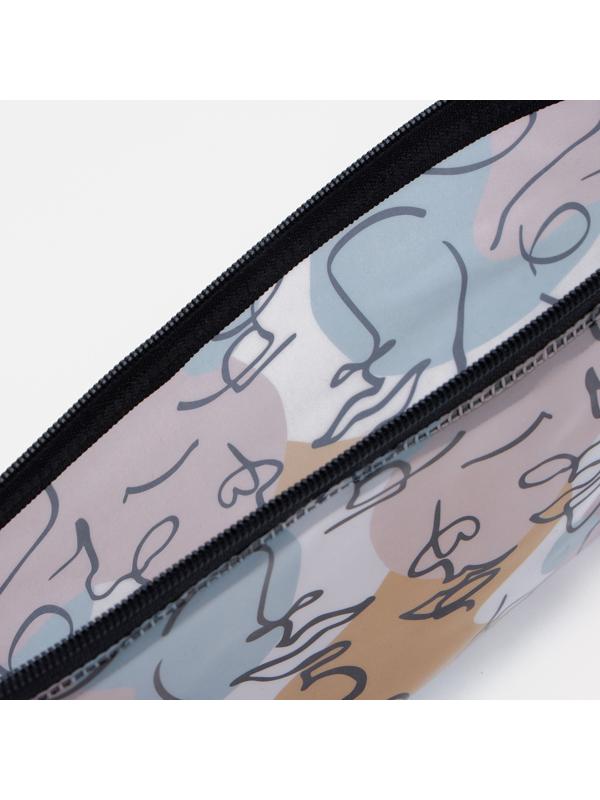 Косметичка-пенал на молнии, цвет разноцветный