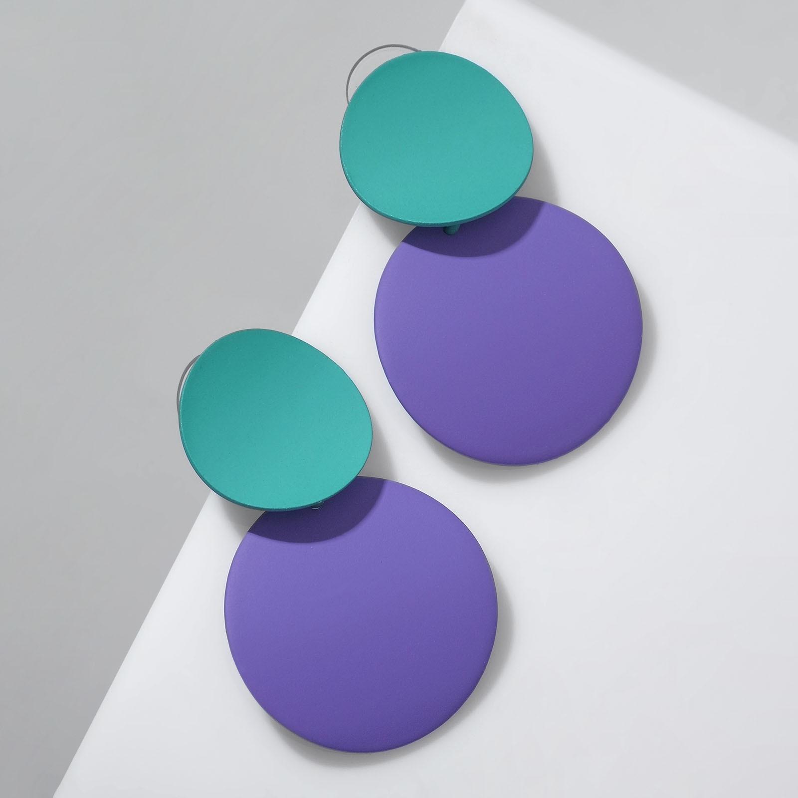 Серьги металл 