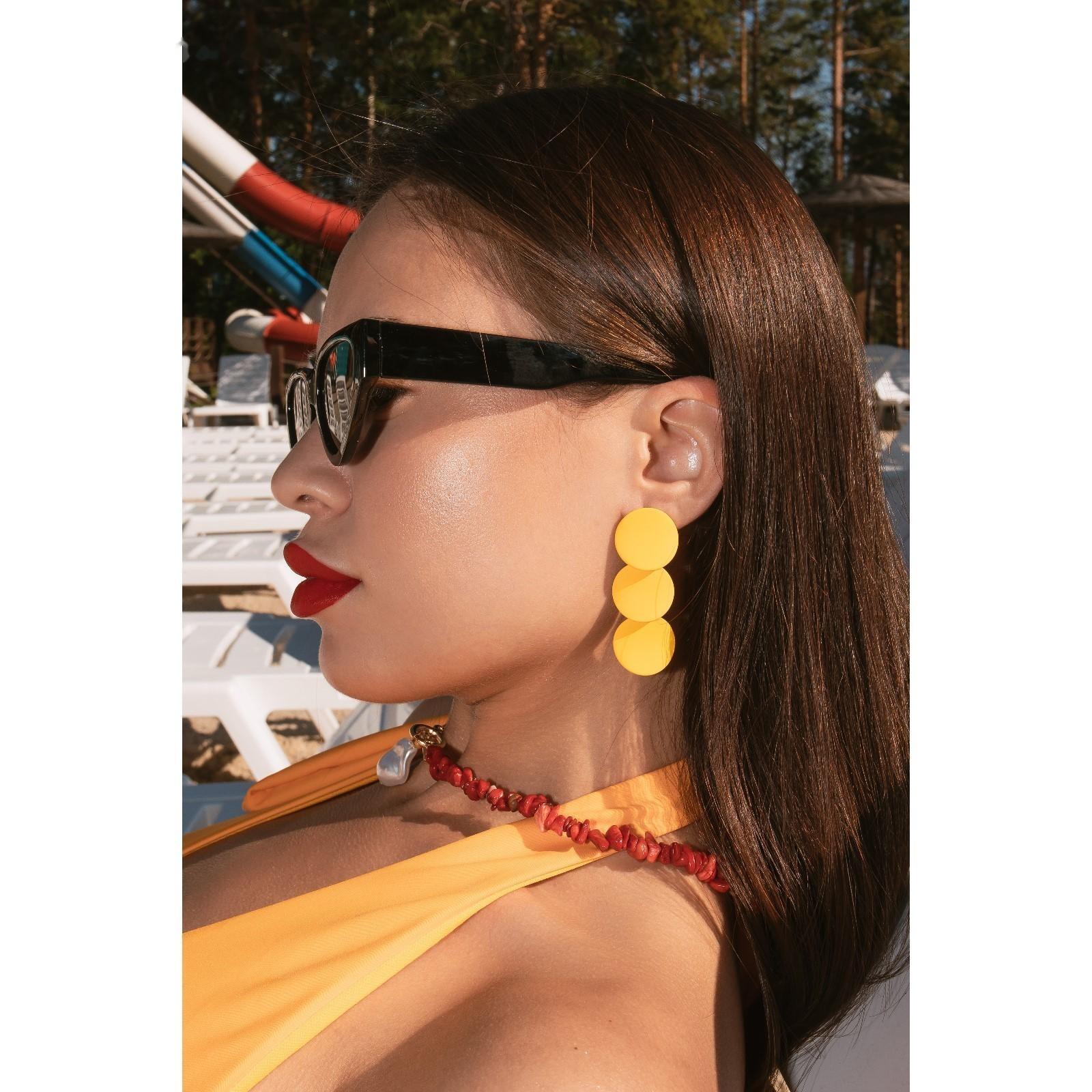 Серьги металл 