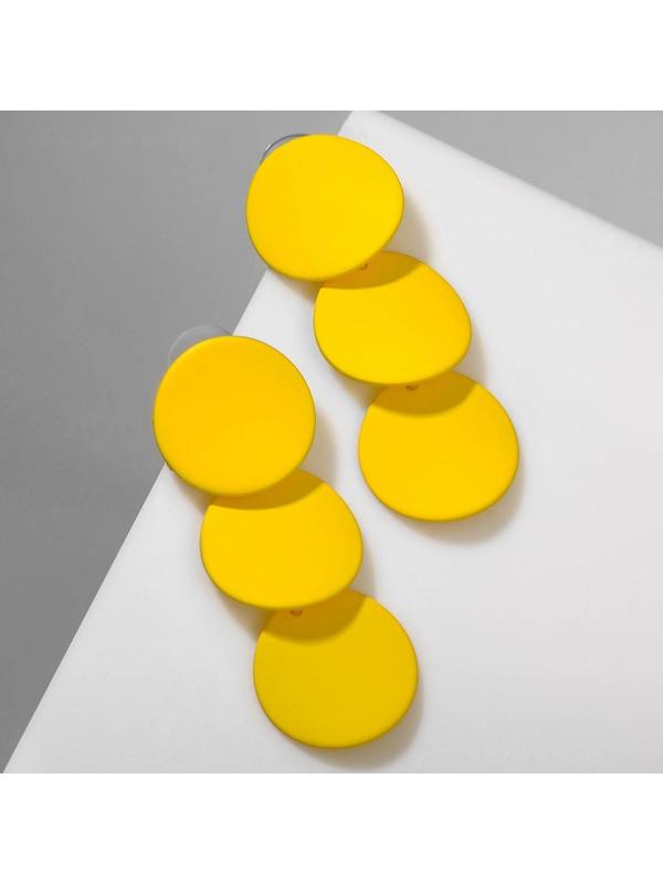 Серьги металл 