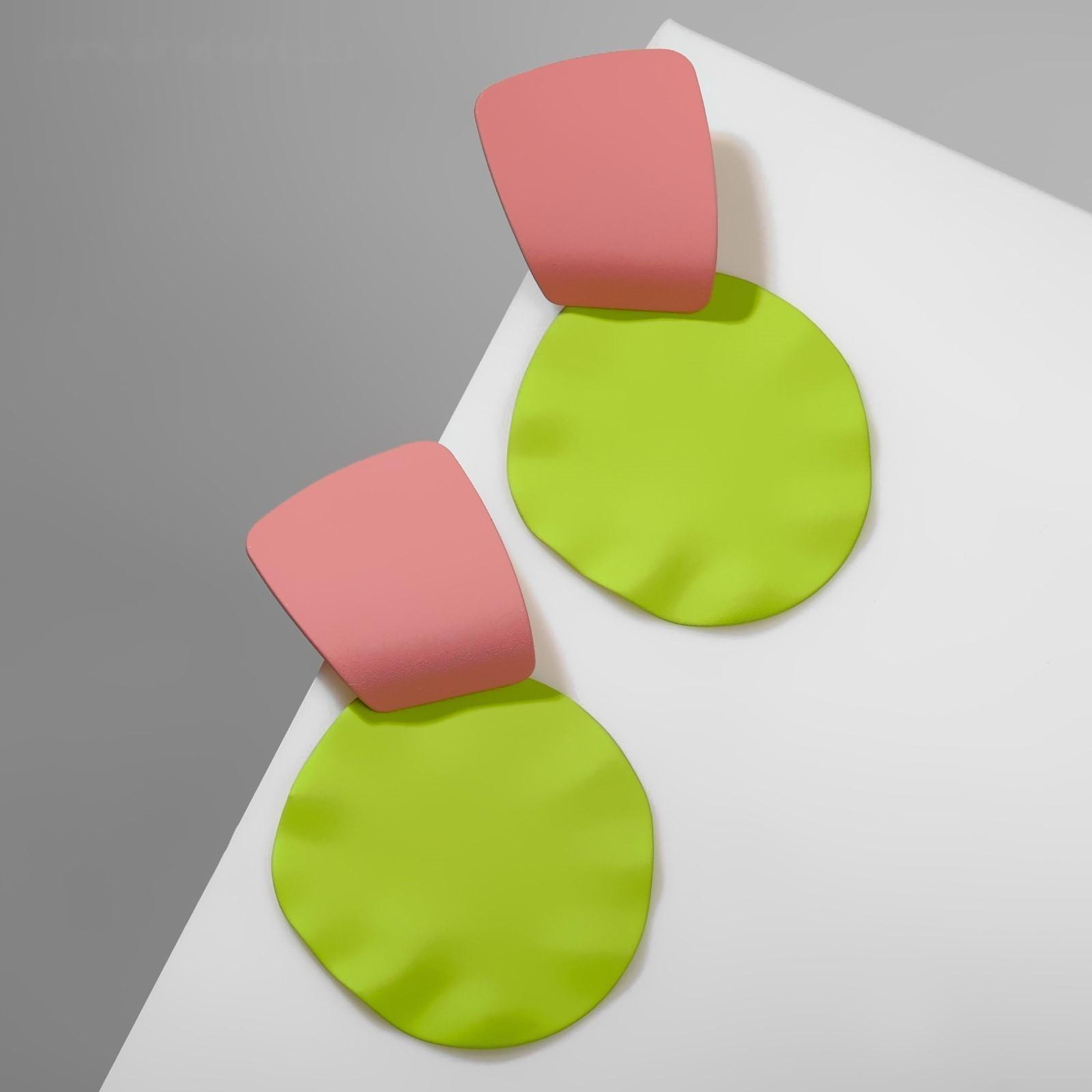 Серьги металл 