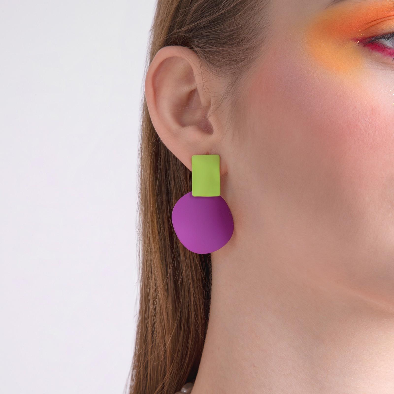 Серьги металл 