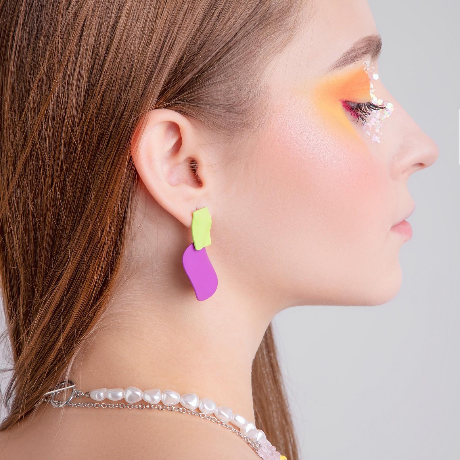 Серьги металл 