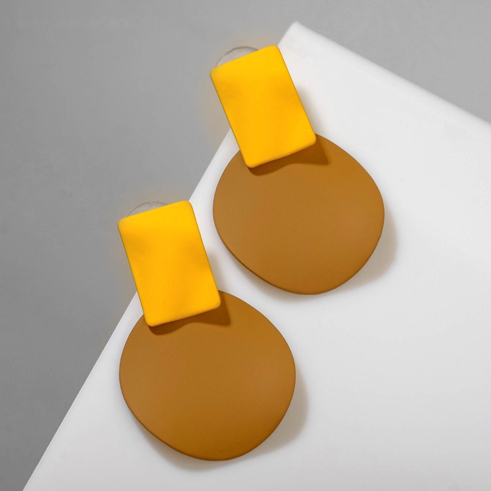 Серьги металл 