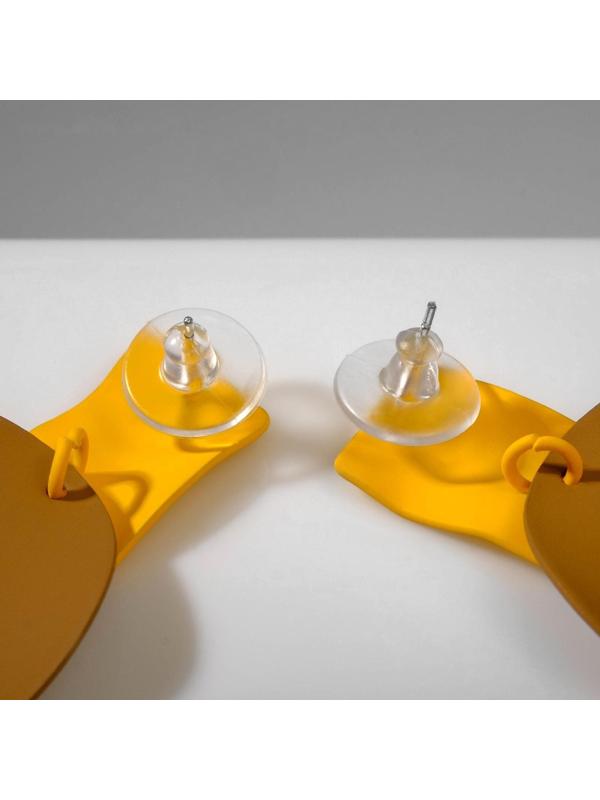 Серьги металл 