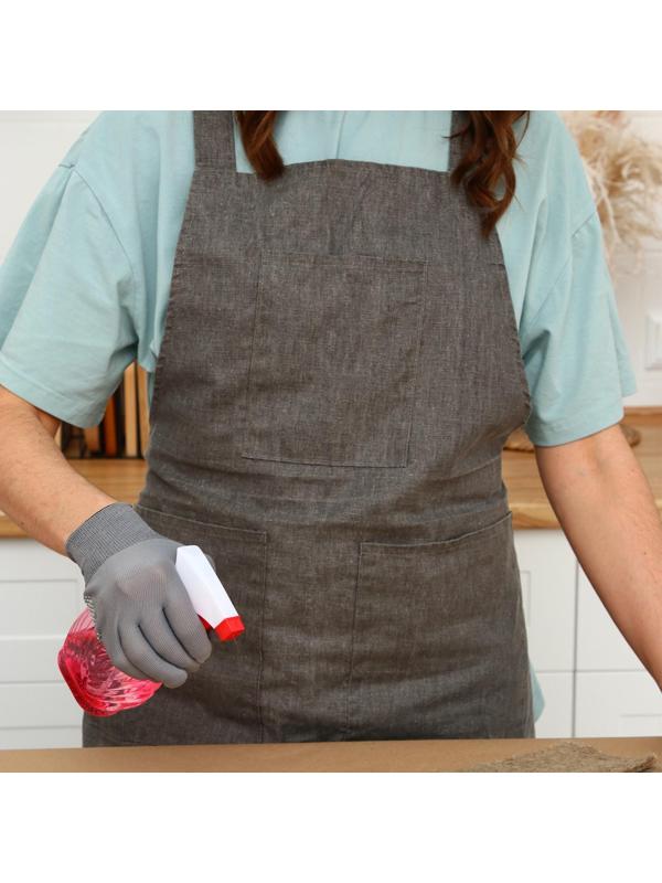 Коврик льняной для выращивания микрозелени, 10 × 15 см, толщина 1 см, набор 5 шт.