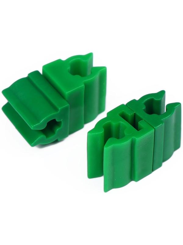 Соединитель поворотный для прутка, 4-5 мм, пластик, набор 10 шт.