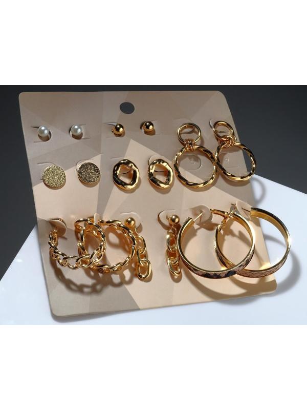 Серьги набор 8 пар 