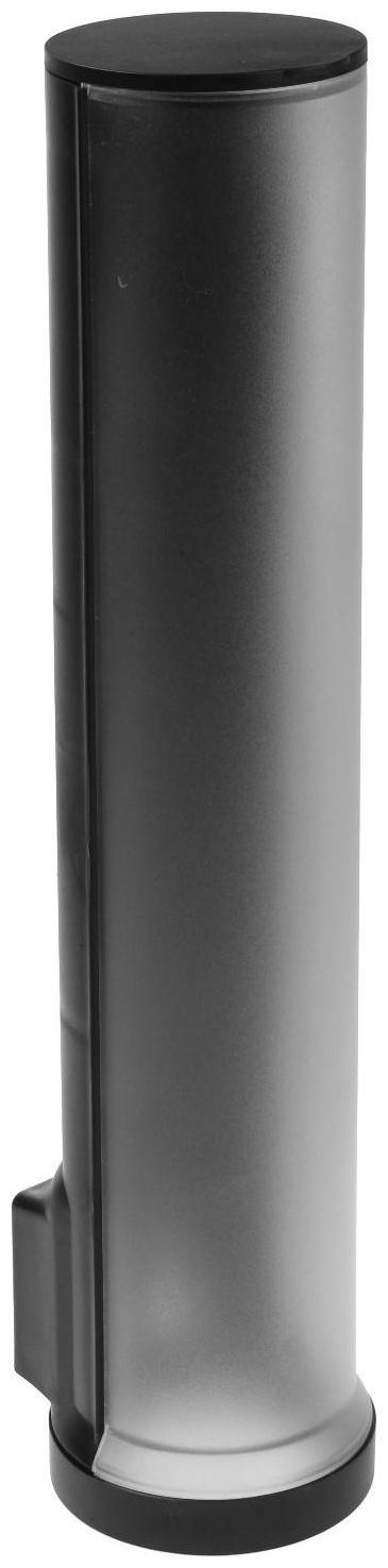 Стаканодержатель Aqua Work NF-1, крепление на шурупах, 100 стаканчиков, чёрный