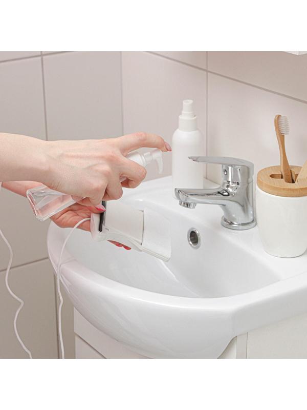 Магнитная щётка для мытья окон с двух сторон Доляна, с водосгоном, на стекло 18-30 мм