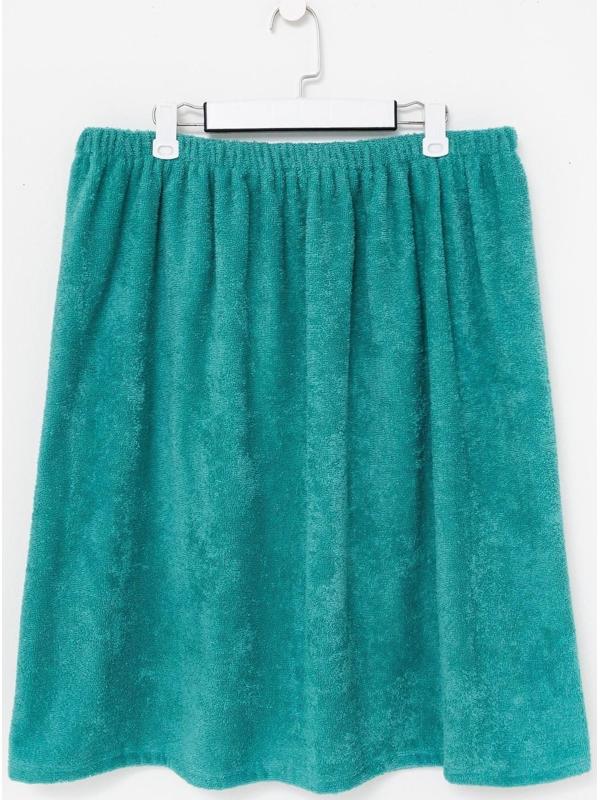 Набор для сауны Экономь и Я:полотенце-парео 68*150см+чалма, цв.голубая трава,100%хл, 320 г/м