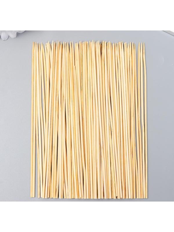 Набор бамбуковых палочек для рукоделия d=3 мм  L=195-200 мм (упак 80-90 шт)