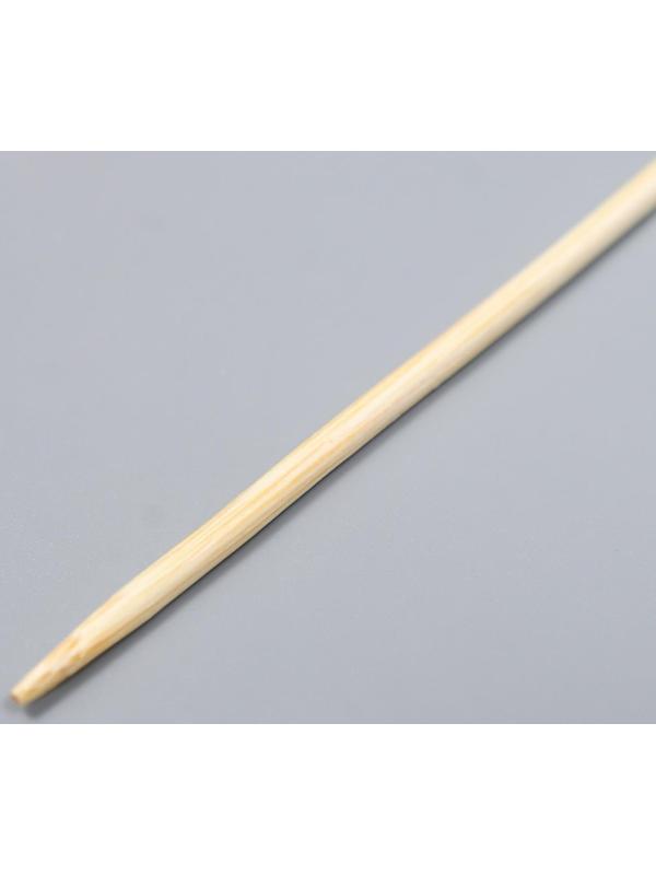 Набор бамбуковых палочек для рукоделия d=3 мм  L=195-200 мм (упак 80-90 шт)
