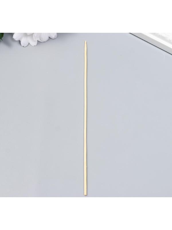 Набор бамбуковых палочек для рукоделия d=3 мм  L=195-200 мм (упак 80-90 шт)