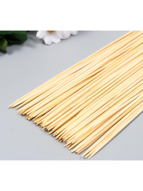 Набор бамбуковых палочек для рукоделия d=3 мм  L=195-200 мм (упак 80-90 шт)