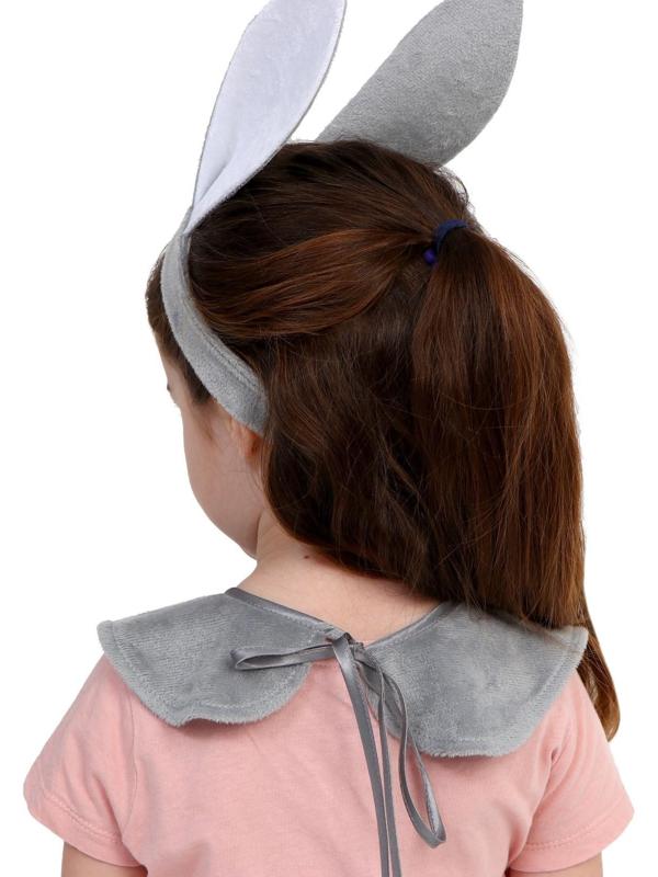 Карнавальный набор «Зайка серый», плюш, рост 98-128 см