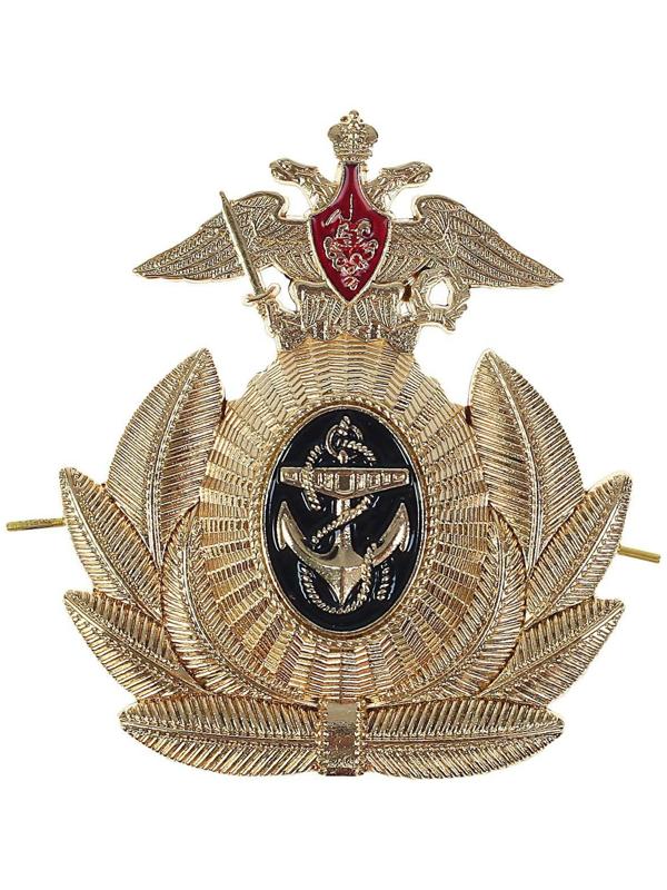 Кокарда офицера ВМФ, 6 х 6,5 см, набор 10 шт.