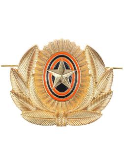 Кокарда со звездой в лавре, 5,5 х 4,5 см, набор 10 шт.