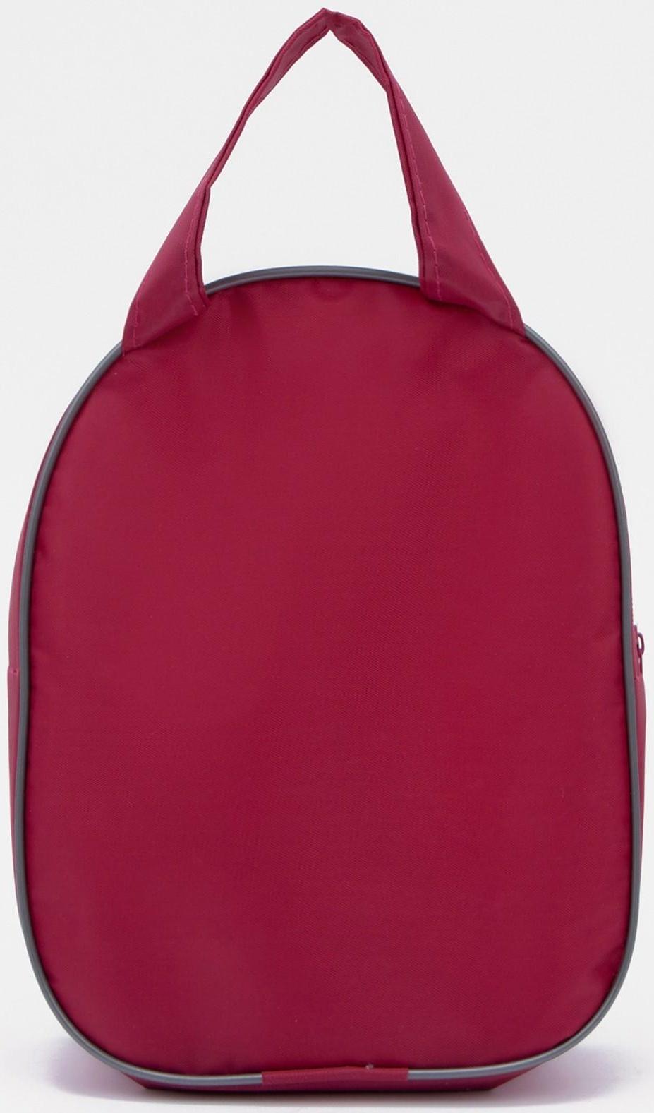 Косметичка на молнии, с ручкой, цвет малиновый