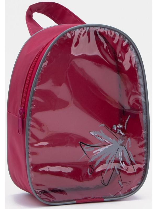 Косметичка на молнии, с ручкой, цвет малиновый