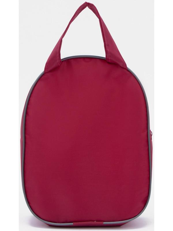 Косметичка на молнии, с ручкой, цвет малиновый