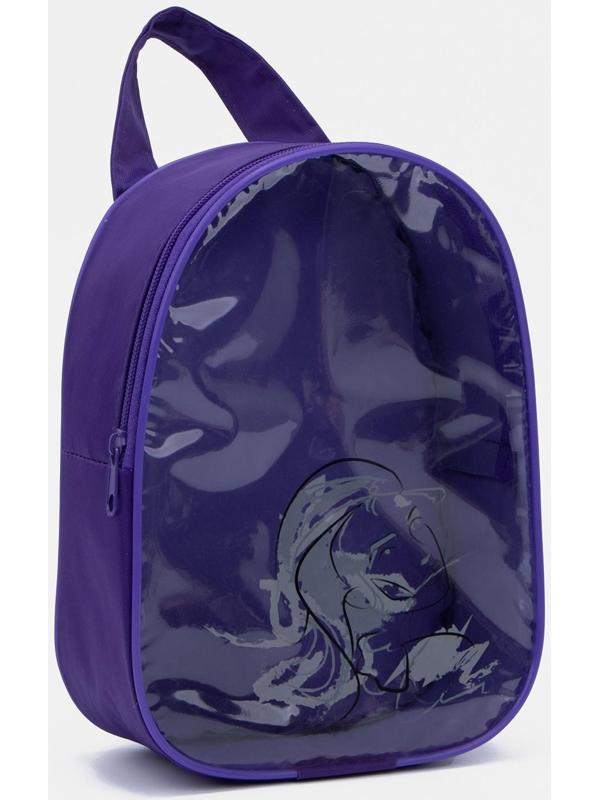 Косметичка на молнии, с ручкой, цвет фиолетовый