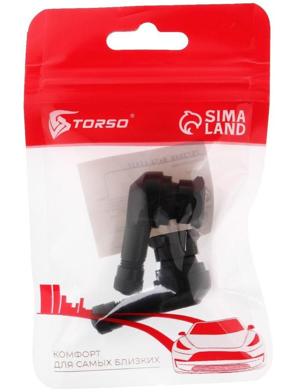 Вентиль для мотошин TORSO, угол 90°, набор 2 шт