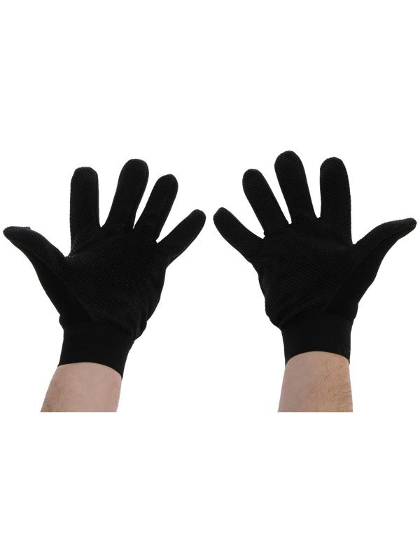 Перчатки мотоциклетные с защитными вставками, одноразмерные, черный