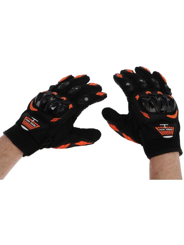 Перчатки мотоциклетные с защитными вставками 