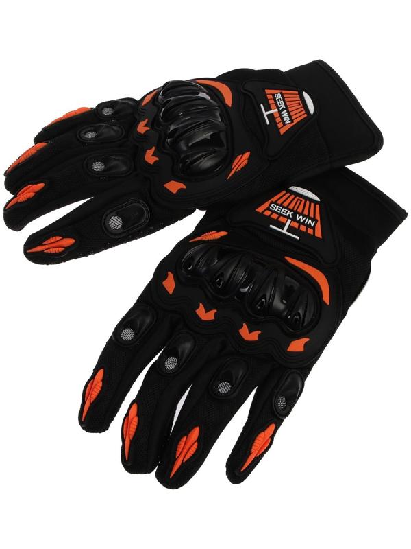 Перчатки мотоциклетные с защитными вставками 