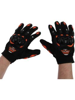 Перчатки мотоциклетные с защитными вставками 