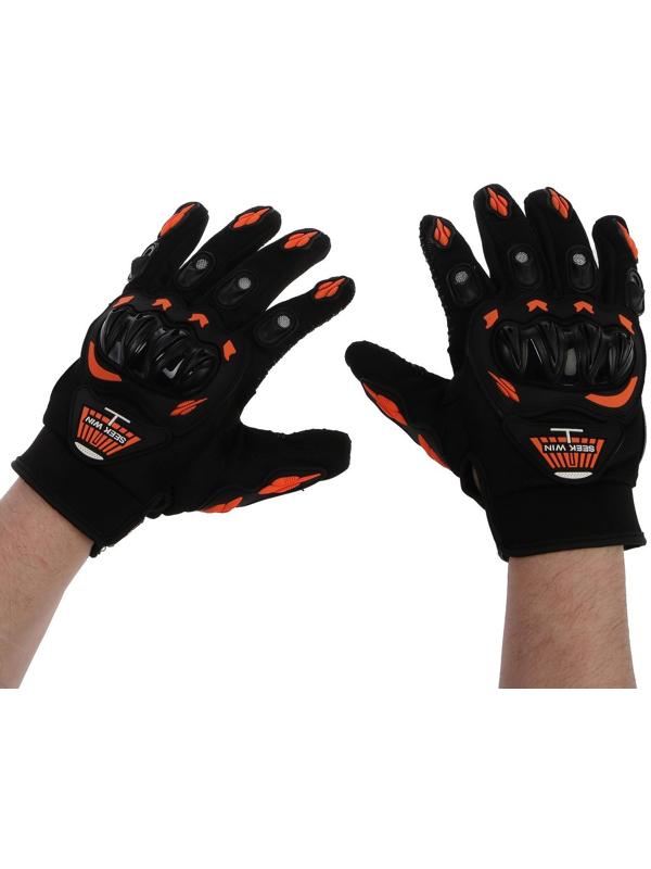 Перчатки мотоциклетные с защитными вставками 