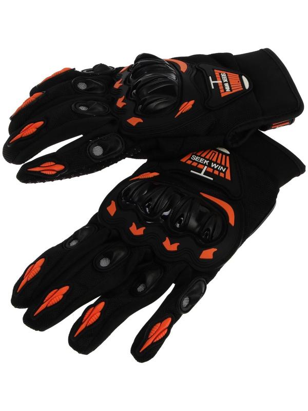 Перчатки мотоциклетные с защитными вставками 