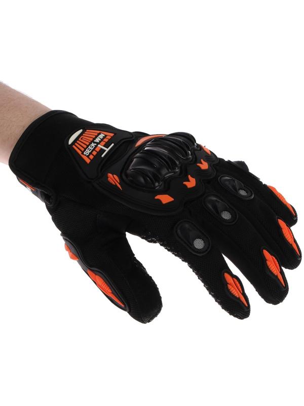 Перчатки мотоциклетные с защитными вставками 