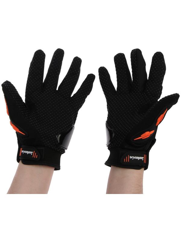 Перчатки мотоциклетные с защитными вставками 