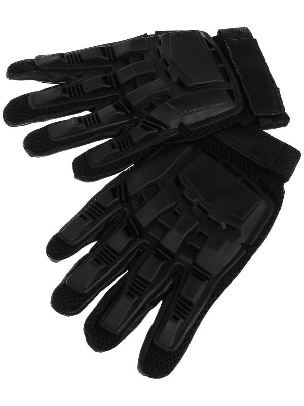 Перчатки мотоциклетные с защитными вставками, размер М