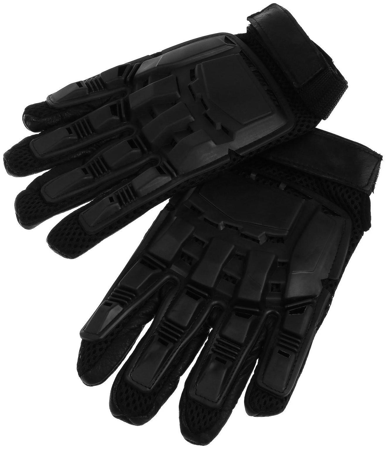 Перчатки мотоциклетные с защитными вставками, размер ХL