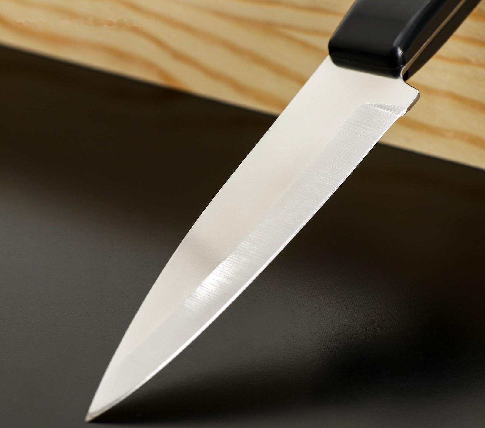 Нож кухонный «Сакура», для овощей, лезвие 9 см