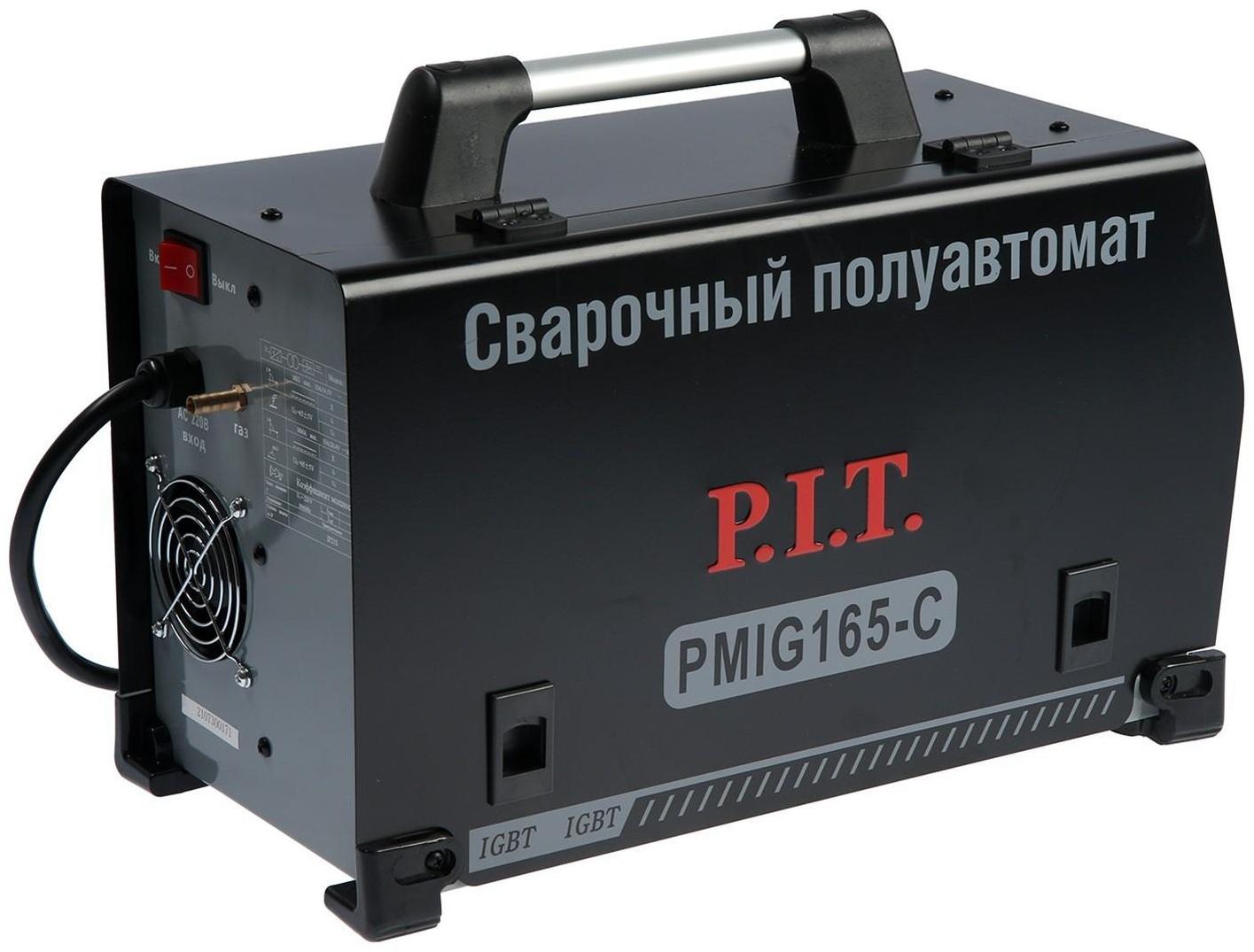Сварочный инвертор PMIG165-С, полуавтомат, 5.2 кВт, 165 А, ММА 2,5-4мм MIG 0,6-1мм